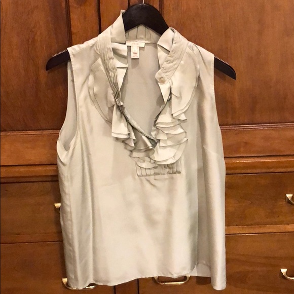 J. Crew Tops - Sleeveless silk top
